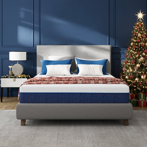 Subfun 12 inch Luxury Full Memory Foam Mattress, Plush Cloud Comfort, Dual Cooling Gel Layers, CertiPUR-US Certified