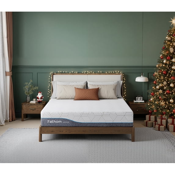 Subfun 14" King Mattress Removable Cover Memory Foam Mattress, Medium, CertiPUR - US® Certified Foam