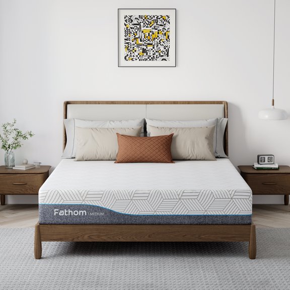 Subfun 6" Full Mattress Removable Cover Memory Foam Mattress, Firm, CertiPUR - US® Certified Foam