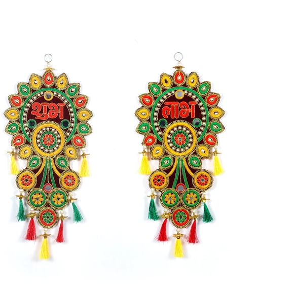 Subh Labh Hangings for Home Decoration Latkan Jhumar Stylish Toran