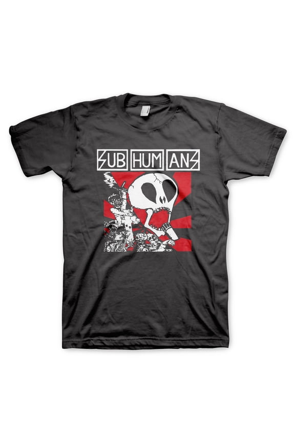 Subhumans Men's Logo T-Shirt Black L | Officially Licensed Merchandise