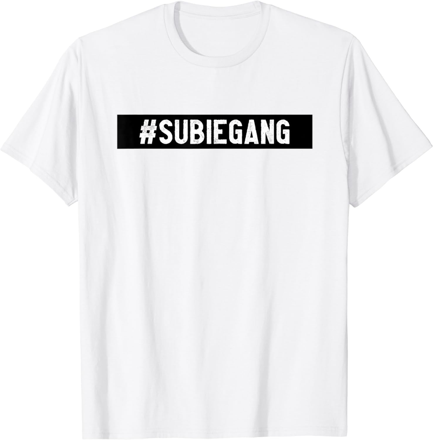 Subie Gang black and white jdm car lover T-Shirt