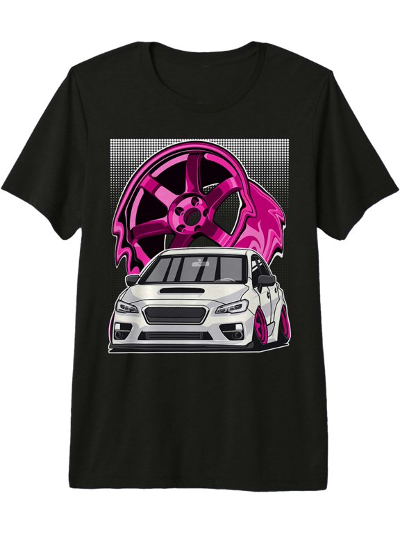 Subie Va Jdm Stance Car Wheel Boxer Motor Racing Premium TriBlend T-Shirt