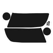 Subject 9 - Fits Jeep Compass Pre-Cut Vinyl Overlay Tint Headlight Covers Plus 2011 2012 2013 2014 2015 2016 DARK