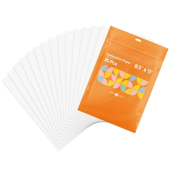 HTVRONT Sublimation Paper 8.5 x 11 inches - 35 Sheets Sublimation Paper Compatible with Ink Jet Printer