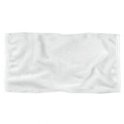 Sublimation Beach Towel With Cotton Terrycloth Side 30 X 60  Blank, White, Ultra Soft & Absorbent