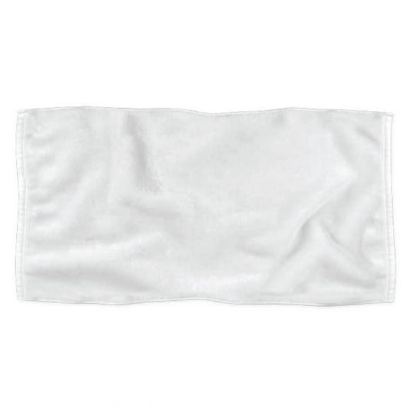 Sublimation Beach Towel With Cotton Terrycloth Side 30X 60 Blank, White, Ultra Soft & Absorbent