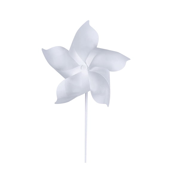 Sublimation Blank Wind Spinner DIY Pinwheels Plastic Craft Bulk Color Your Own White Pinwheels Summer Activity Arts End of Year Craft Mothers Day Blank Windmills Party Favor Supplies, 12 Inches