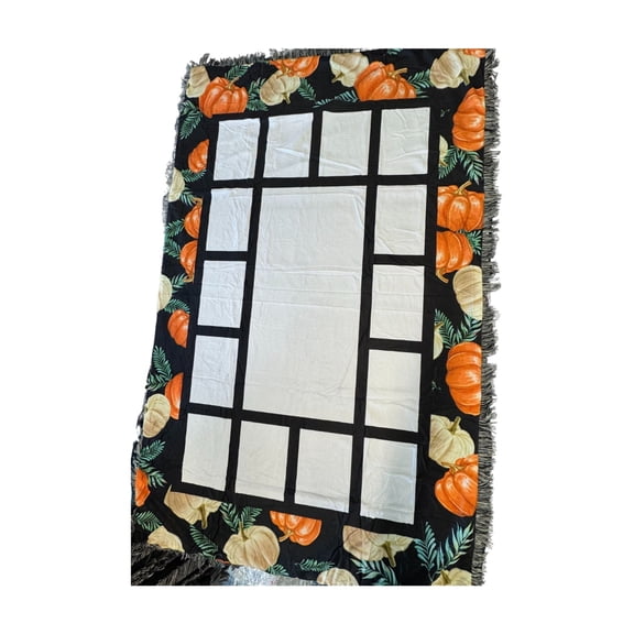 Sublimation Blanks Blanket Christmas Thanksgiving Halloween Designs