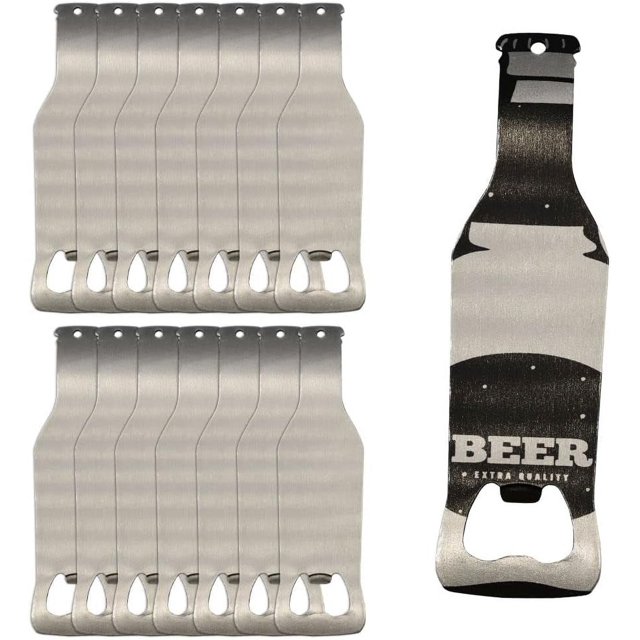 Sublimation Blanks Products Stainless Steel Opener 2 Sided Bottle Style