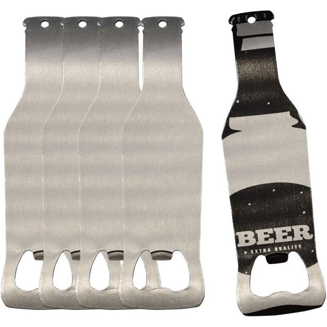 Sublimation Blanks Products Stainless Steel Opener 2 Sided Bottle Style