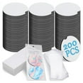thumbnail image 1 of Sublimation Car Coaster Blank Set, 200Pcs 2.76inch Blank Sublimation Coaster 100 Adhesive Bag and Display Card White, 1 of 6