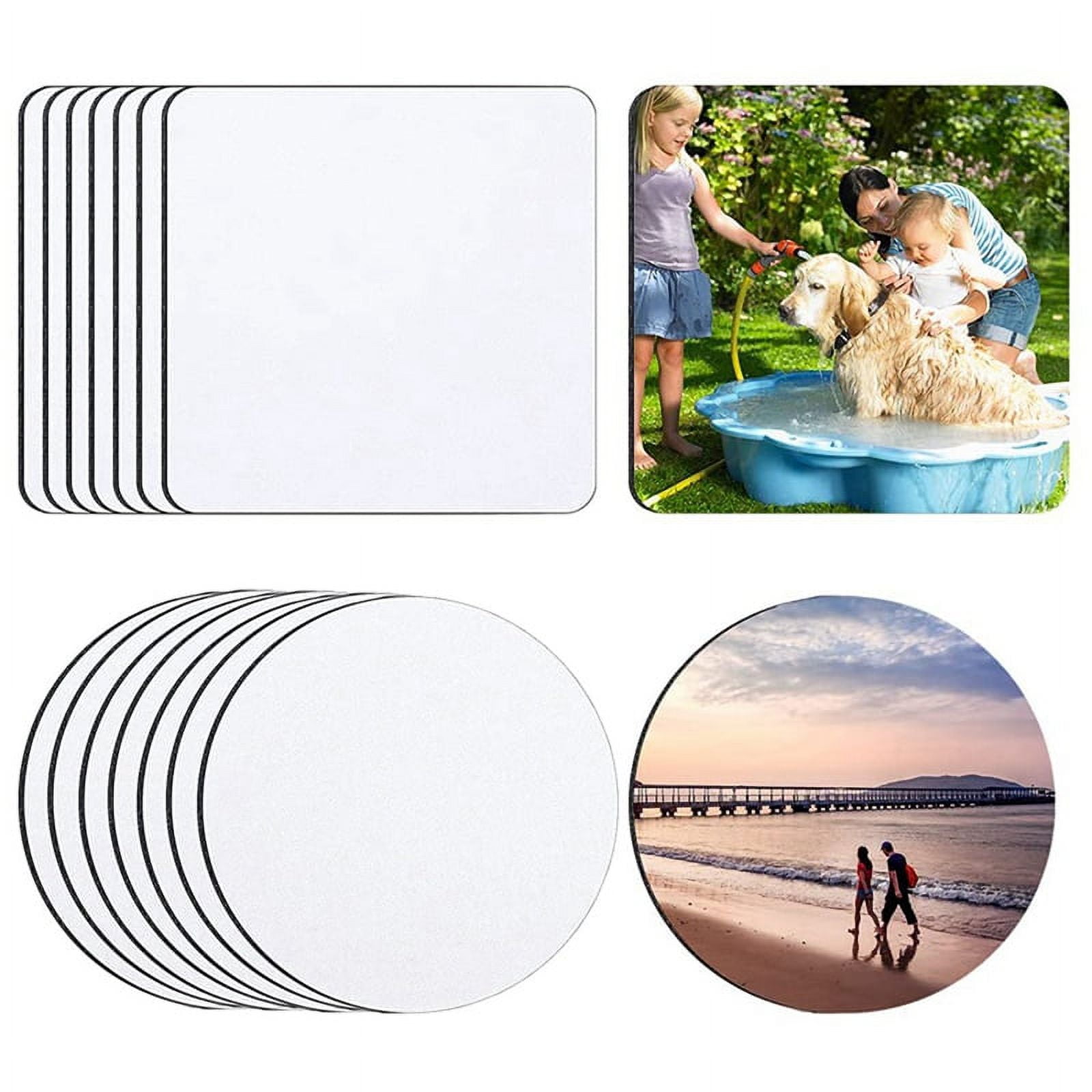 Sublimation Ceramic Car Coaster Cups Mat Pad Thermal Bumpers Blank White  Heat Transfer Absorb Water Cup Coasters Finger Notch Easy Removal Holder  From Springblue, $0.63