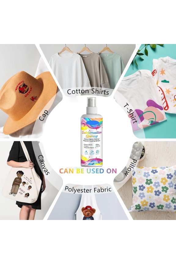 Sublimation Coating Spray For T-Shirts, High-Gloss Fast-Dry Polyester Fabric Spray With Enhanced Ink Adhesion And Durable Finish, Heat Transfer Printing Tool For Canvas Shirts Hats Crafts