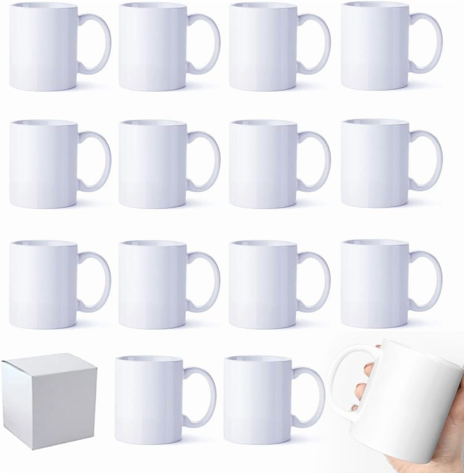 Plain White Mugs Bulk