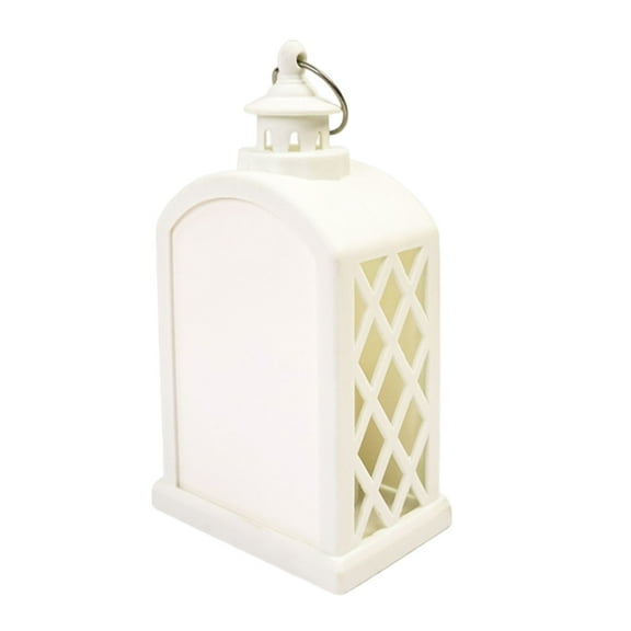 Sublimation LED Christmas Lantern Night Light, Heat Transfer Printable USB Lantern Lamp, Custom Holiday Table Decor for Home Bedroom Party for DIY Users
