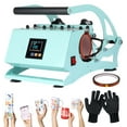 thumbnail image 1 of Sublimation Mug Press Machine, Tumbler Heat Press for Straight Tumblers 20OZ Mugs, Cup Baking Machine, DIY Heating Transfer Print with Temperature Time Setting,Green, 1 of 10