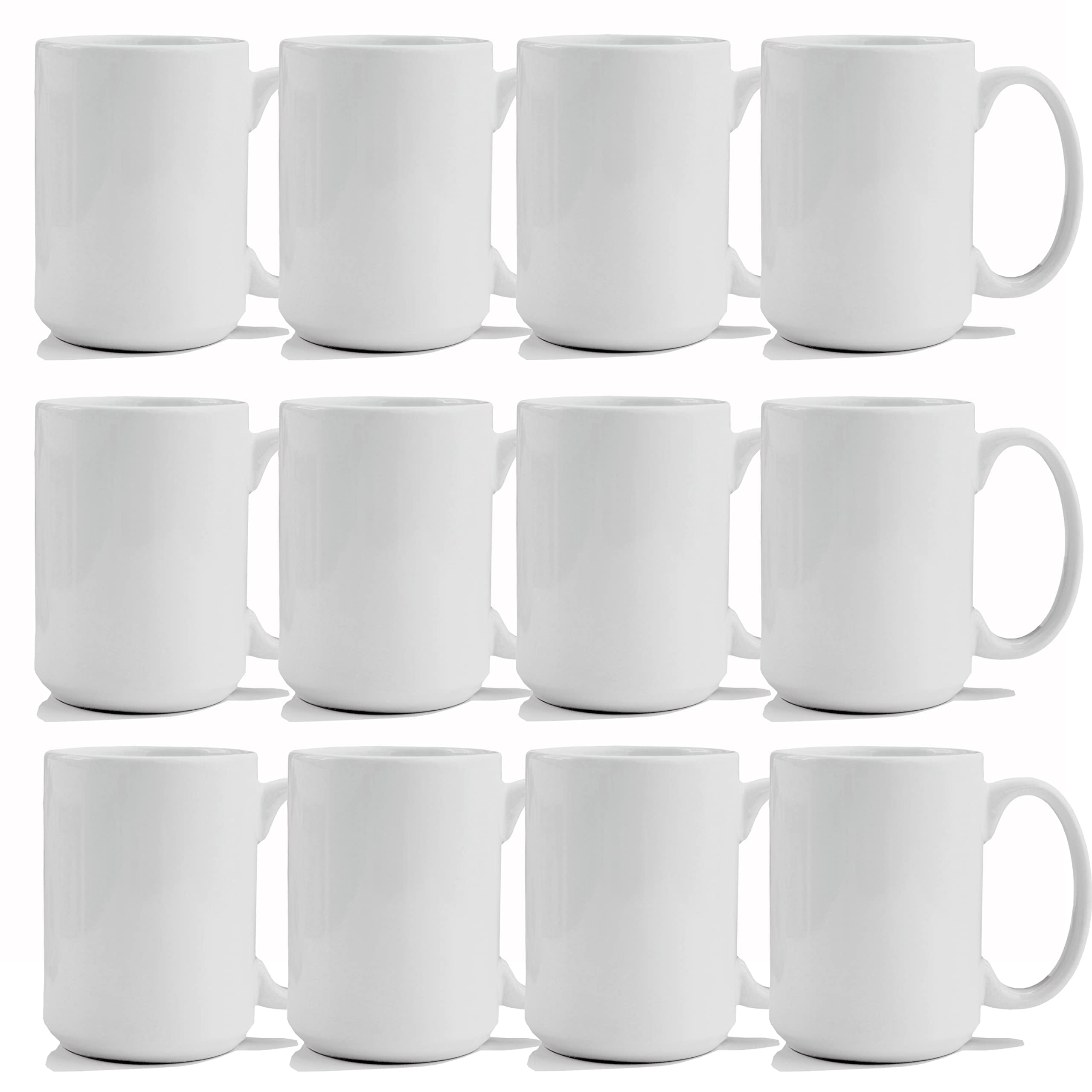 Sublimation Mugs Sublimation Mugs Blank，sublimation Mugs 15 Oz，white Ceramic Sublimation Coffee 8297