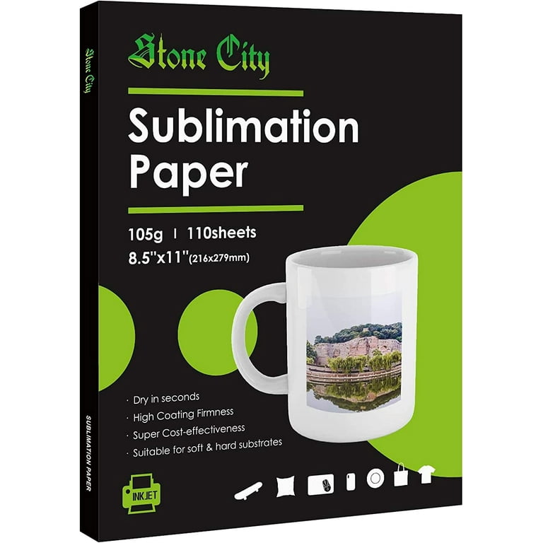 A-SUB Sublimation Paper 11x17 110 Sheets 120g for Inkjet Transfer Cotton  Poly A3 600164917611