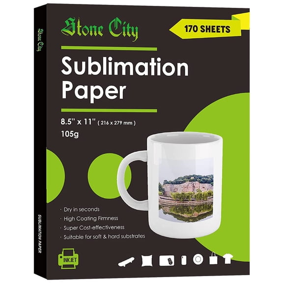 Sublimation Paper 170 Sheets 105g 1 Pack