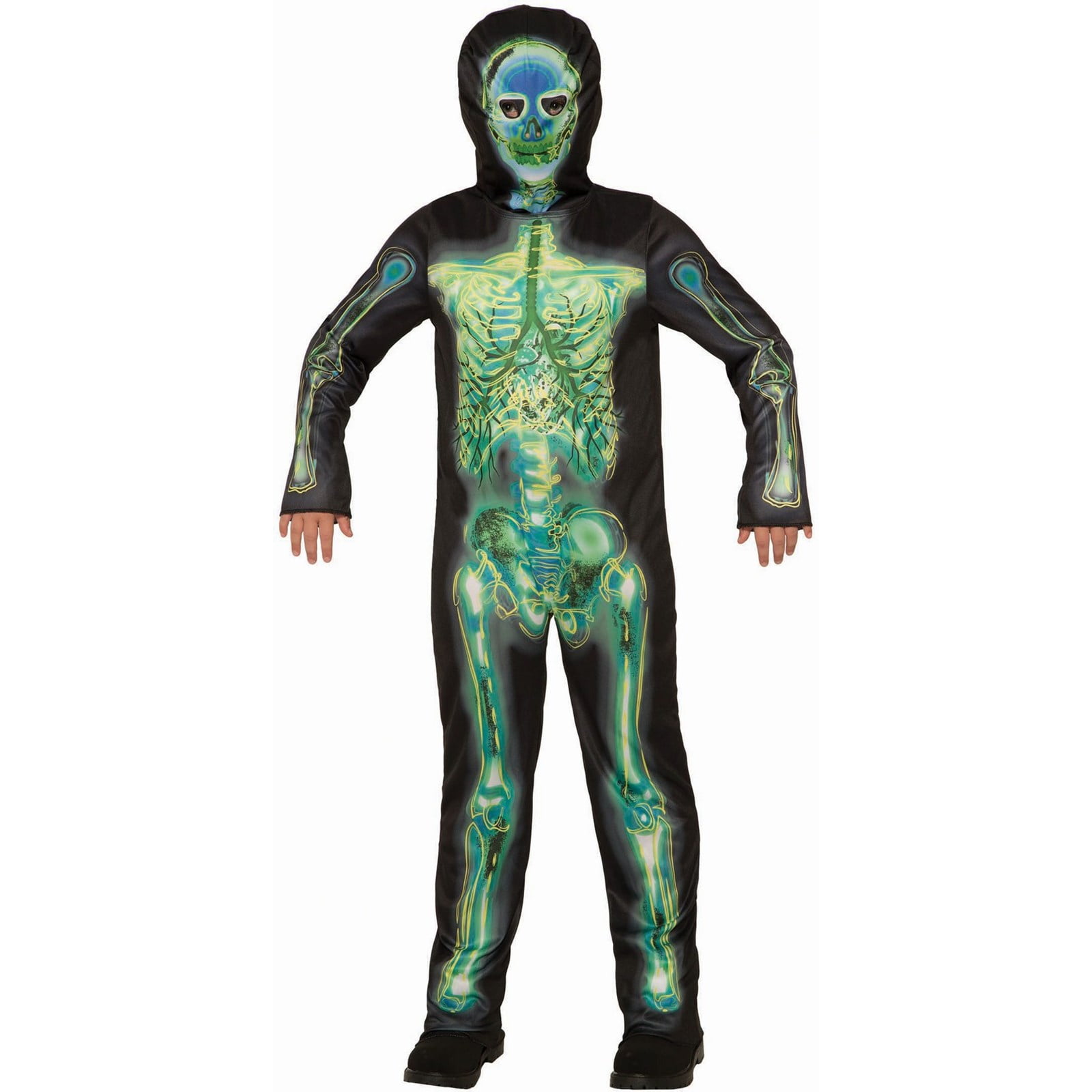 Sublimation Radioactive Skeleton Child Costume
