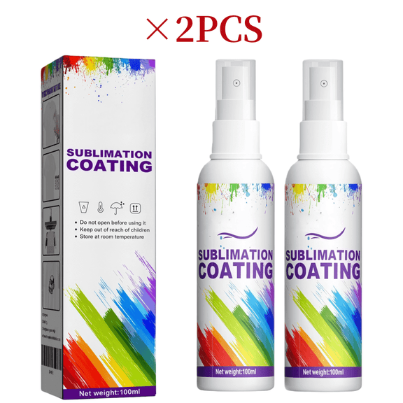 Sublimation Spray for Cotton, Sublimation Coating Spray, Quick Dry & Super Adhesion, High Gloss Sublimation Coating Supplies for All Fabric Polyester T-Shirts Carton Wood Canvas Handbag