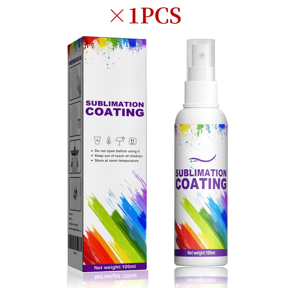 Sublimation Spray for Cotton, Sublimation Coating Spray, Quick Dry & Super Adhesion, High Gloss Sublimation Coating Supplies for All Fabric Polyester T-Shirts Carton Wood Canvas Handbag