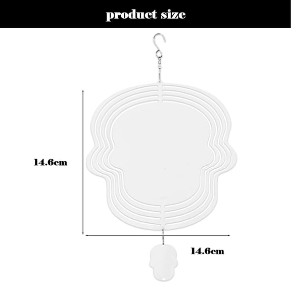 Sublimation Wind Ner Blanks, 3D Aluminum Wind Powered Sculpture