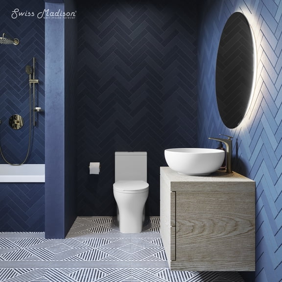 Sublime 17 Round Vessel Sink in Matte White