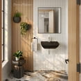 thumbnail image 1 of Sublime 18" Ceramic Wall Hung Sink in Matte Black, 1 of 9
