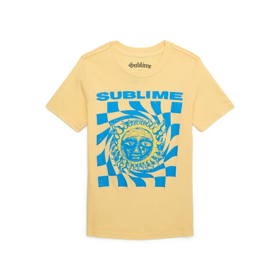 Sublime Boys Swirl Logo Graphic Tee with Short Sleeves, Sizes 4-18