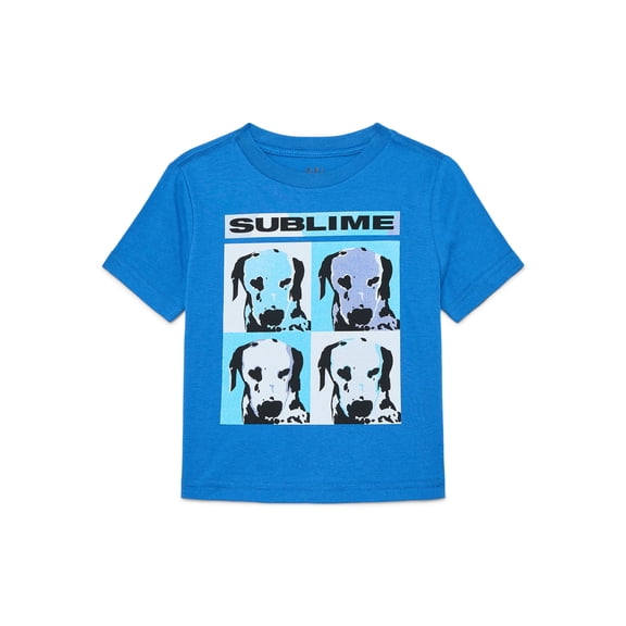 Sublime Dalmation Toddler Graphic Tee with Short Sleeves, Sizes 12M-5T