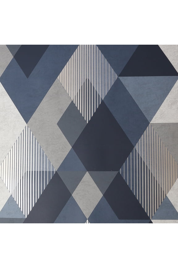 Decadence Diamond Navy Wallpaper - N/A