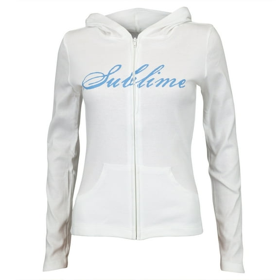 Sublime - Floral Surf Juniors Zip Hoodie - X-Small