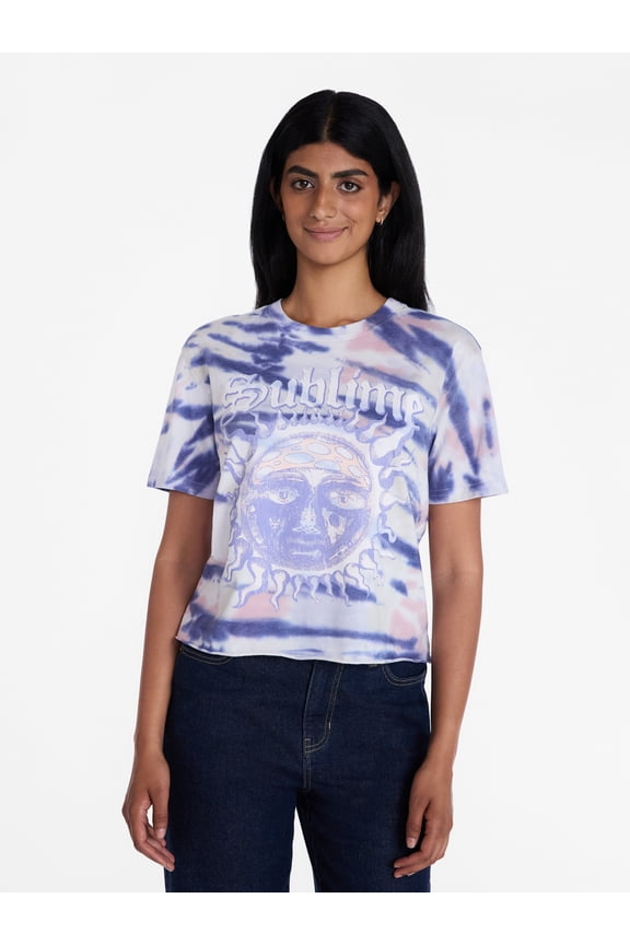 Women's Graphic Tee with Short Sleeves, Sizes XXS-XXL