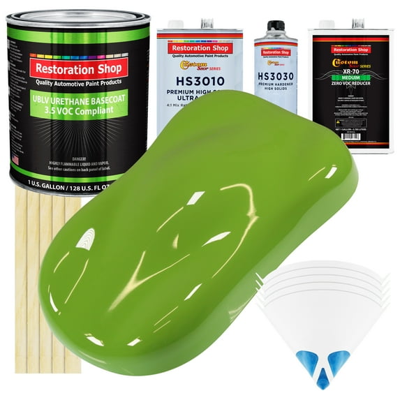 Sublime Premium Gallon Kit Low VOC URETHANE BASECOAT Car Auto Paint Kit