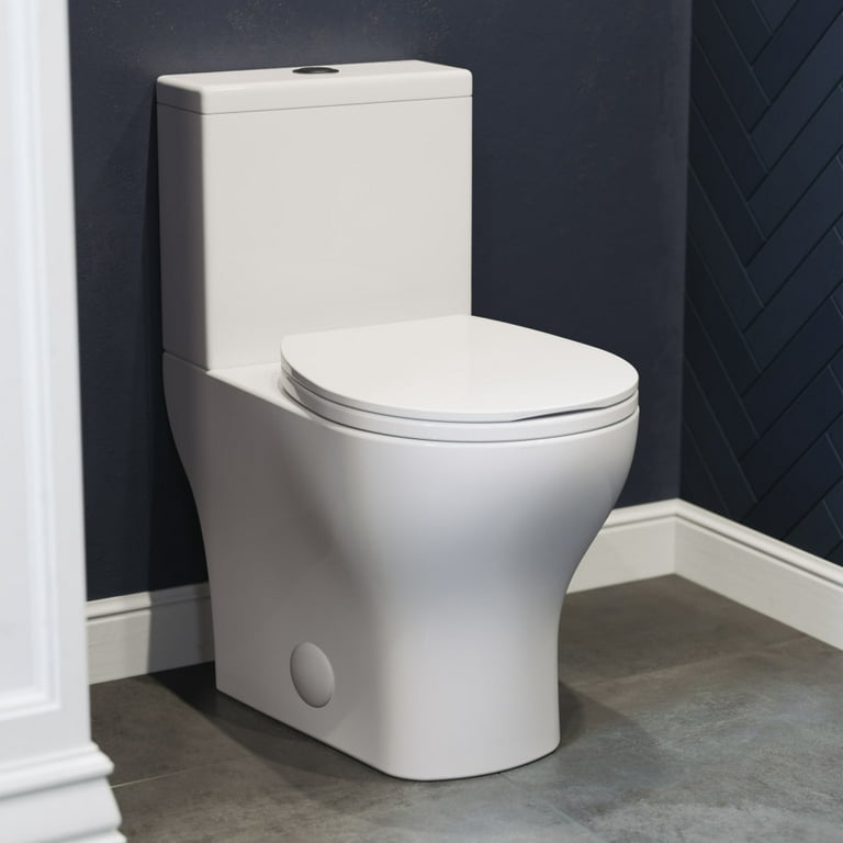 Sublime II 1-Piece 0.8/1.28 GPF Dual Flush Elongated Toilet in White Sublime II 1-Piece 0.8/1.28 GPF Dual Flush Elongated Toilet in White