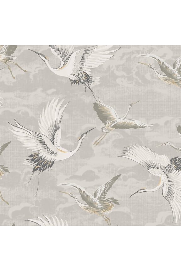 Kranes Neutral Wallpaper