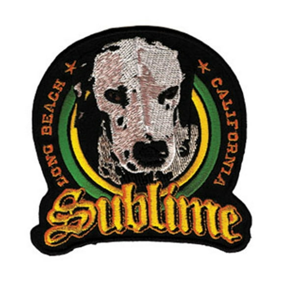 Sublime Men's Embroidered Patch Yellow