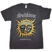 Sublime Men's Logo Stamp Sun Soft Short Sleeve T Shirt