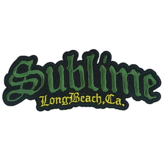 Sublime Men's Long Beach Logo Embroidered Patch Blue