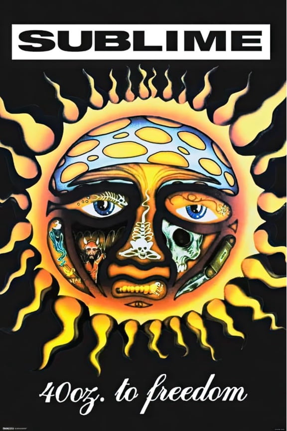 Sublime - Music Poster (To Freedom - Album Cover) Size 24''x36''-Gategoo