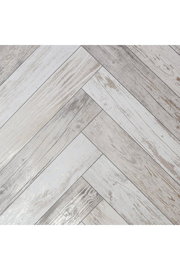 Rustic Parquet Natural and Gold Wallpaper - N/A