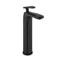 thumbnail image 1 of Sublime Single Hole, Single-Handle, High Arc Bathroom Faucet in Matte Black, 1 of 12