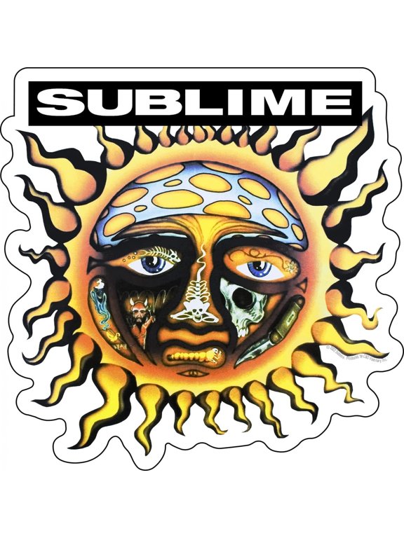 Sun Logo Sticker