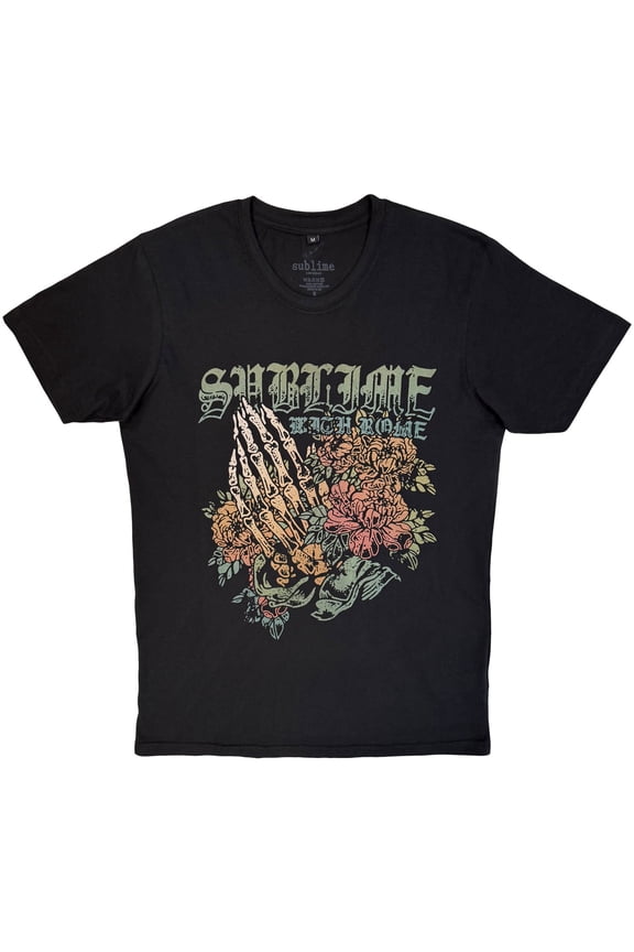 Sublime Unisex Premium Carbon T-Shirt: Praying Hands (Black)
