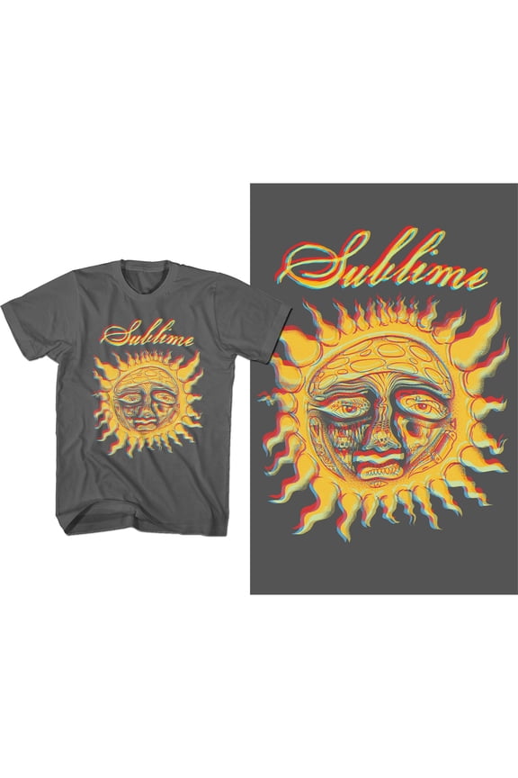 Sublime Unisex T-Shirt: Yellow Sun (Large)