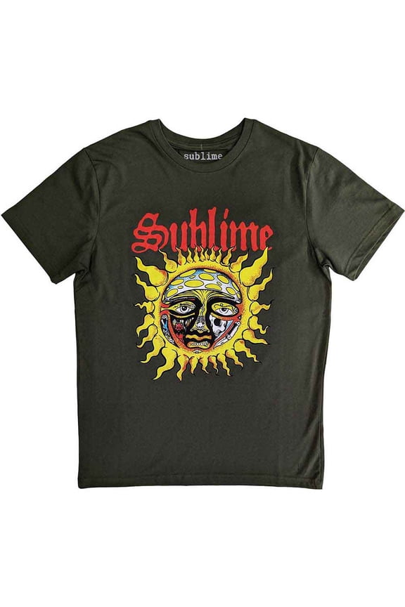 Sublime Unisex T-Shirt: Yellow Sun (X-Large)