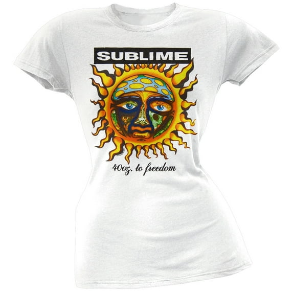 Sublime Women's Juniors 40 Oz To Short Sleeve T Shirt