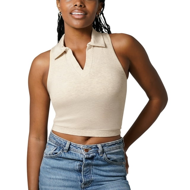 Kindred Bravely Sublime Collared Maternity & Nursing Longline Bra Top | Oatmeal Heather
